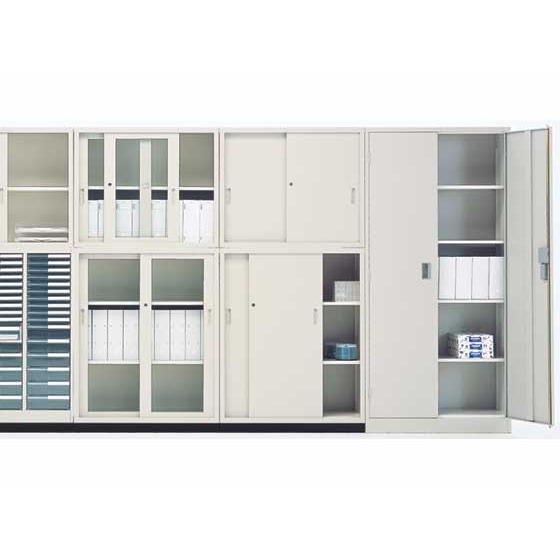 KOKUYO（コクヨ） 【メーカー直送】コクヨ 保管庫浅型 上置き 引違い戸