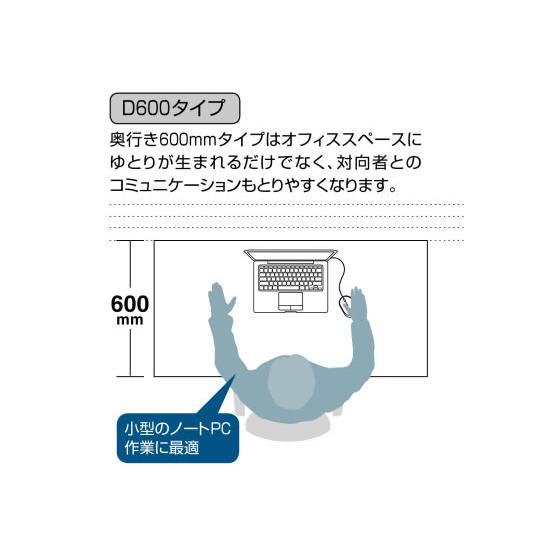 【メーカー直送】コクヨ iS スタンダードテーブル センター引出無 W1200×D600 ホワイト【代引不可】【組立・設置・送料無料】平机 スチールデスク ワゴンの画像