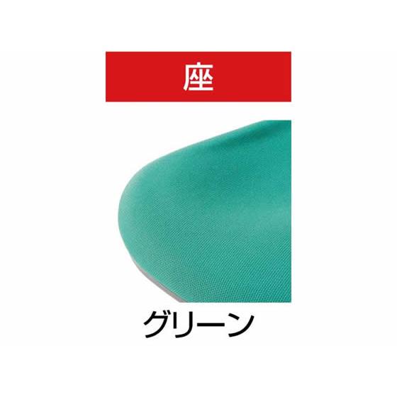 【メーカー直送】アイリスチトセ BIT-EX グリーン Z-BIT-EX-グリ-ン-C【代引不可】【お客様組立】肘なし 布張りチェア オフィスチェア オフィス家具_1