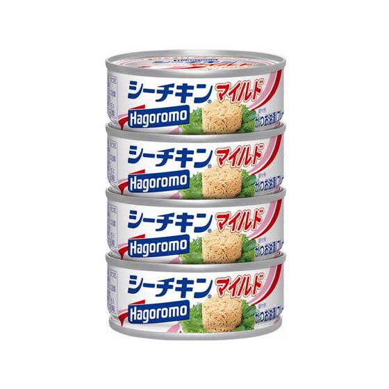 はごろもフーズ シーチキン マイルド 70g×4缶 0652 缶詰 魚介類 食材 