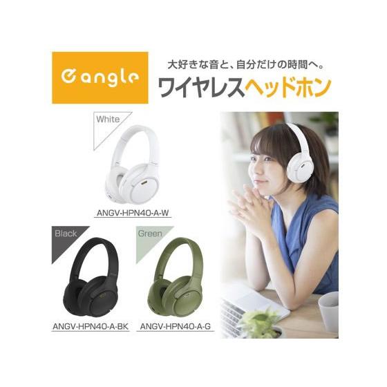 eangle ワイヤレスヘッドホン ブラック ANGVHPN40ABK ヘッドホン 