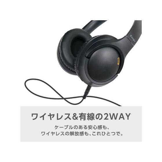 eangle ワイヤレスヘッドホン ホワイト ANGVHPN40AW ヘッドホン