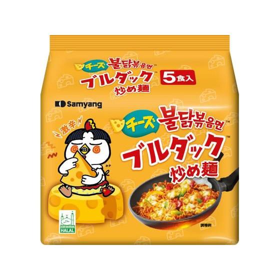 三養食品　チーズブルダック炒め麺　5食入✖️7袋　　35袋 三養ジャパン チーズブルダック炒め麺 袋麺 5食パック 袋入りラーメン