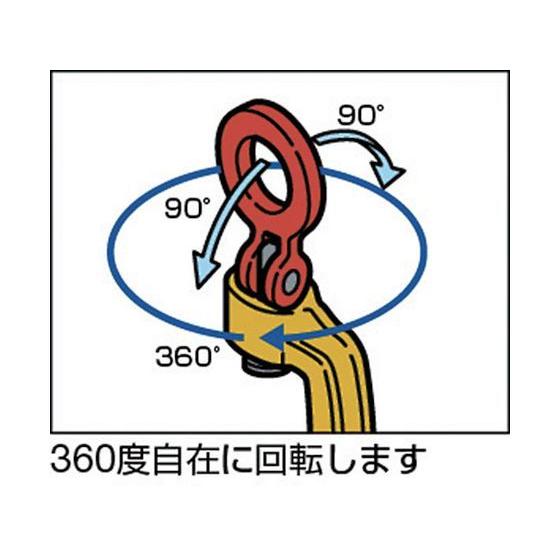 【お取り寄せ】スーパー スクリューカムクランプ 自在型 SUC3.2 ワイヤー スリング 吊具 バランサー 物流 作業｜cocodecow｜02