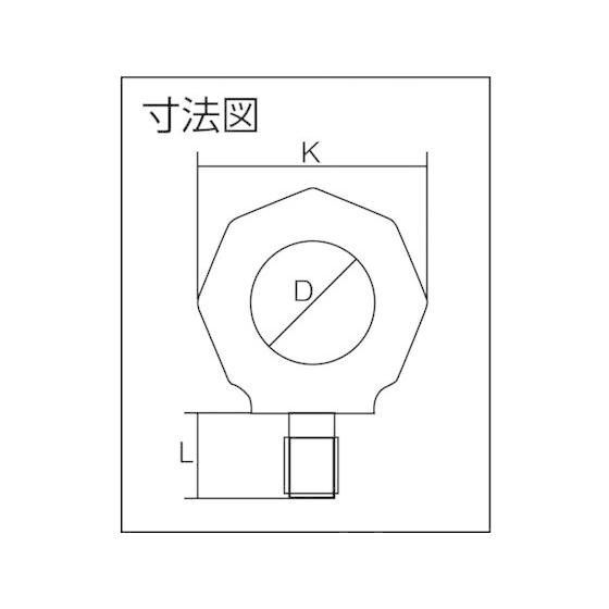 【お取り寄せ】スターポイントインチサイズ VRS-F-1-1／2-6UNC VRS-F-1-1 2-6UNC ワイヤークリップ アイボルト アイナット 物流 作業_9