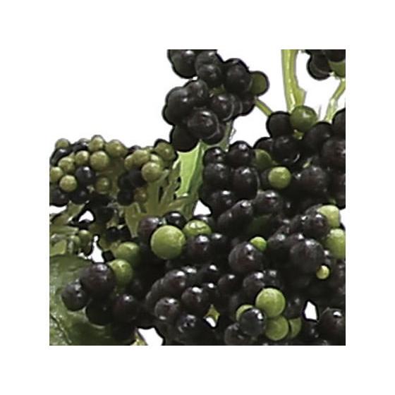 お取り寄せ】松村工芸 Z0063 ワイルドグレープベリ #020 ブラック 実