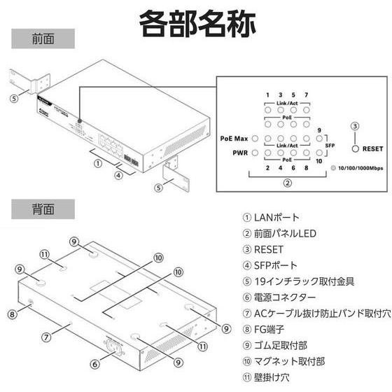 【お取り寄せ】エレコム スイッチングハブ LAN ハブ 8ポート Giga EHB-SG2C08-PL スイッチングハブ ネットワーク機器 パソコン 家電_8