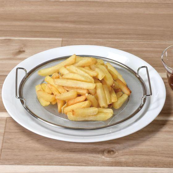 【お取り寄せ】パール金属 油切りもできるフライパンスチーマー HB-6764 アルミバット ボウル ザル バット 厨房 キッチン |  | 05