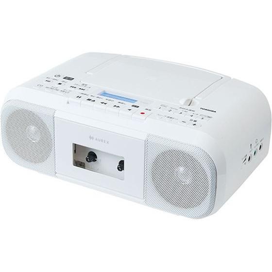 ラジオ・コンポ TY-CDS9 お取り寄せ】東芝 CDラジオカセットレコーダー ホワイト TY-CDS9-W