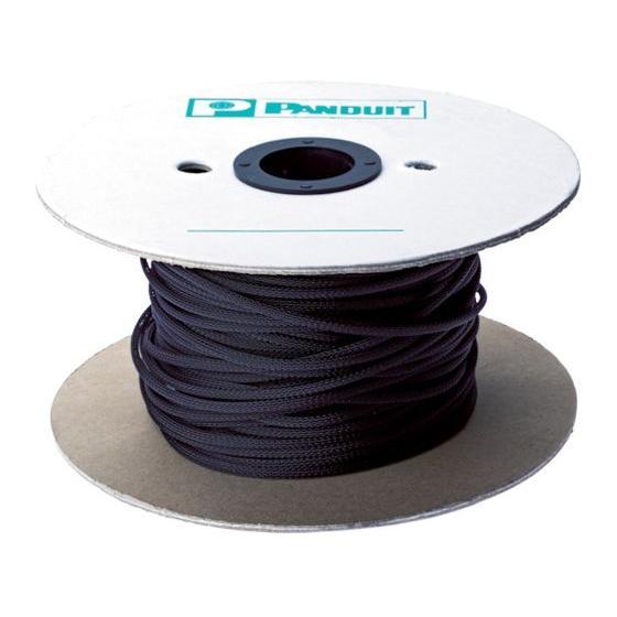 パンドウイット/パンラップネットチューブ 標準タイプ/SE100PS-CR0 電線保護資材 電気材料 生産加工 作業 工具