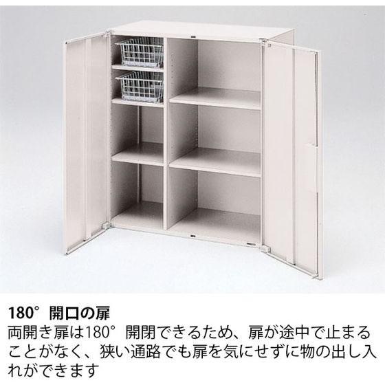 【メーカー直送】イトーキ シンラインキャビネット 下置き 両開き扉型 2段 H692【代引不可】【組立・設置・送料無料】両開き書庫 スチールキャビネット ロッカーの画像
