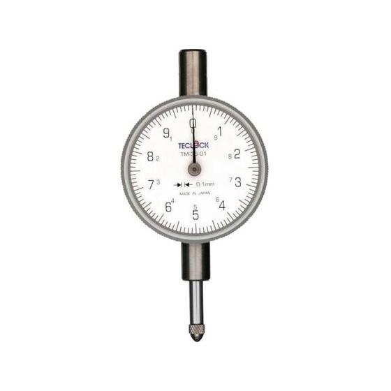 テクロック 小型ダイヤルゲージ 測定範囲0~10mm TM-35-01 マイクロメータ ダイヤルゲージ 測定 作業