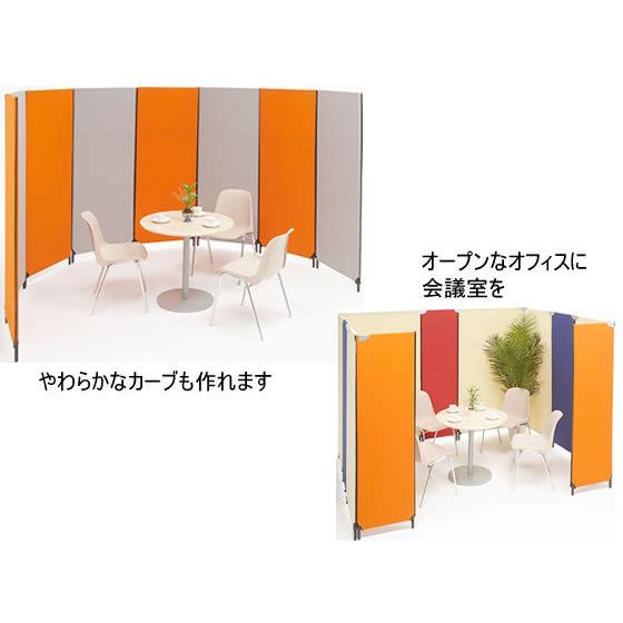 【メーカー直送】林製作所 ジップリンク2 H1850×W1000 ベージュ YSNP100L-BE【代引不可】【お客様組立】パネル 連結パーテーション 間仕切り オフィス家具の画像
