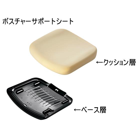 グーフォ ハイバック ホワイトシェル C型肘 ブラック【代引不可】【組立・設置・送料無料】 【ＮＢＫ】