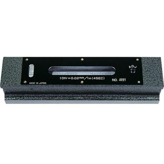 美品 精密平形水準器 JIS A級 200×0.02 新潟理研測範株式会社美