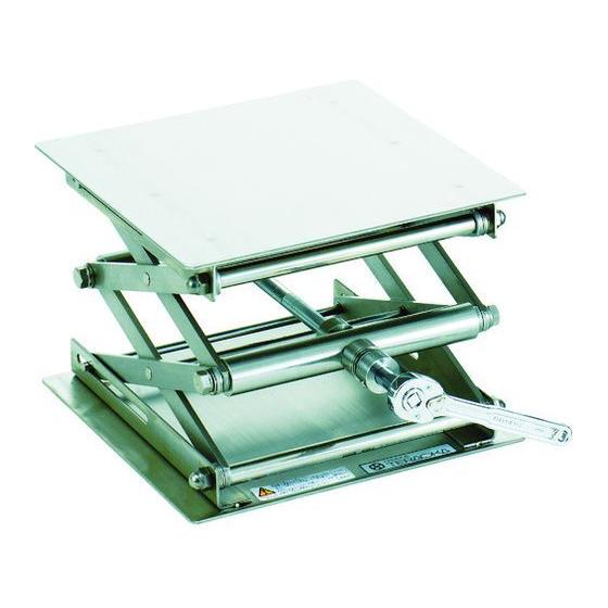 初代　モンハン　引き取り限定 お取り寄せ】テラオカ ラボジャッキ ラチェットハンドル式 ステンレス