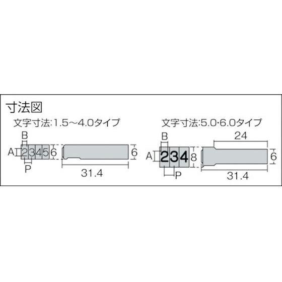 【お取り寄せ】浦谷 ハイス組合せ刻印4.0mmバラ 英字X UC-40B-X浦谷 ハイス組合せ刻印4.0mmバラ 英字X UC-40B-X ポンチ 刻印 ハトメ 作業工具 作業｜cocodecow｜05