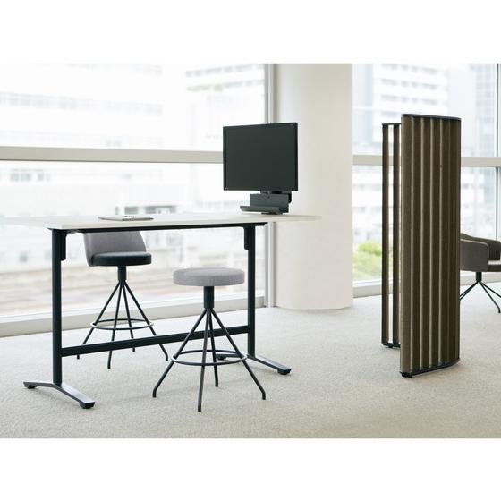 【メーカー直送】コクヨ ミーティングテーブル ビエナ NO 750×750 MTVE7SAAMT1CNN【代引不可】【組立・設置・送料無料】フラップテーブル_3
