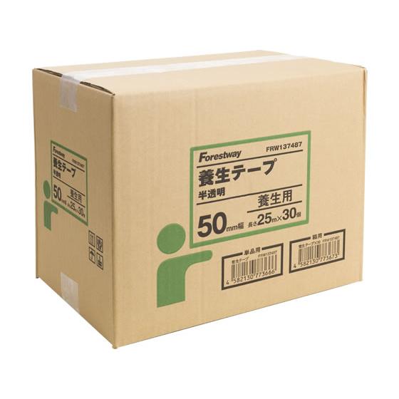 Forestway 養生テープ 半透明 50mm×25m　24個 Forestway 養生テープ 半透明 50mm×25m 1巻 : JetPrice - 通販