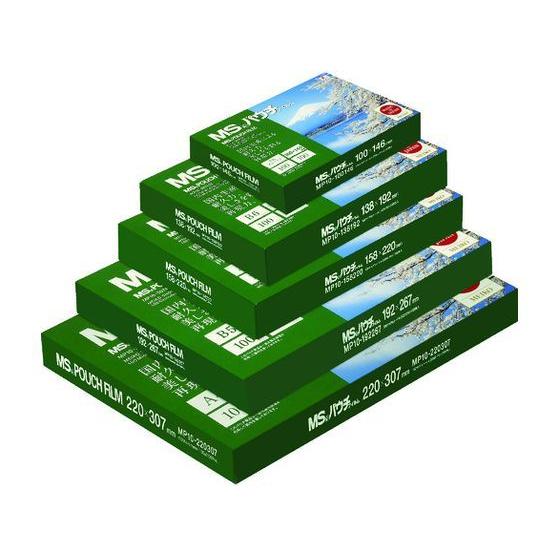 【お取り寄せ】MS パウチフィルム MP15-307430 (100枚入) MP15-307430 Ａ３ ラミネート パウチフィルム ラミネーター ラミネートフィルム 事務機器