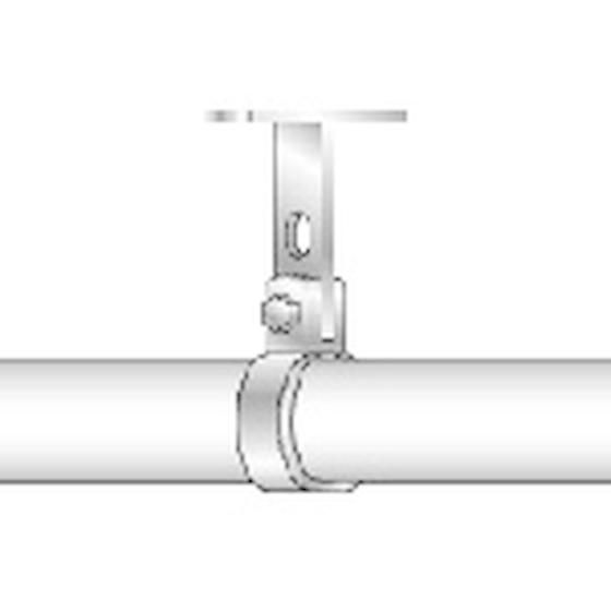 【お取り寄せ】TRUSCO パイプ用支持金具 プレスT字脚 高さ50L×厚み3.2 2穴 TPS-T50 配管 水廻り設備部材 コンプレッサー 空圧機器 ホース 生産加工用品 |  | 01