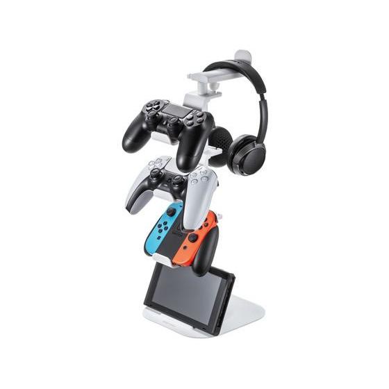 【お取り寄せ】サンワサプライ ゲームコントローラースタンド ホワイト JY-STN1W パーツ ＰＣ周辺機器 パソコン 家電 | SANWA SUPPLY | 02