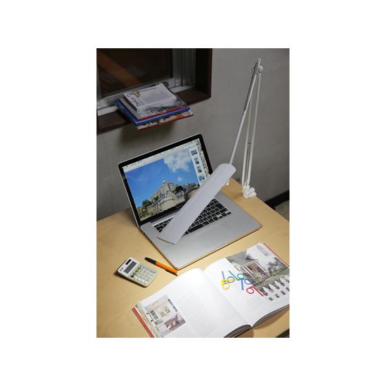 スワン電器 LEDアームライト LEDIC EXARM 970 ホワイト LEX-970WH