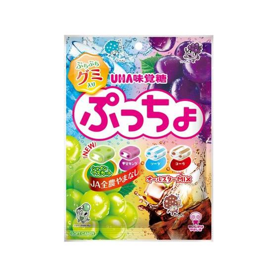 UHA味覚糖 ぷっちょ 袋 4種アソート キャンディ 飴 グミ タブレット お