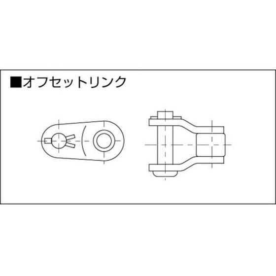 【お取り寄せ】カタヤマ KCM オフセットリンク 列数1列 120-OLカタヤマ KCM オフセットリンク 列数1列 120-OL｜cocodecow｜02