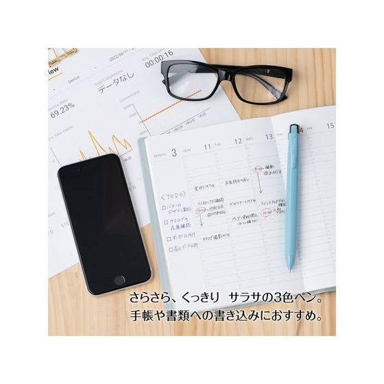 ゼブラ サラサクリップ 3C 0.4mm 赤軸 J3JS5-R ３色 多色 多機能ボールペン | ZEBRA | 04