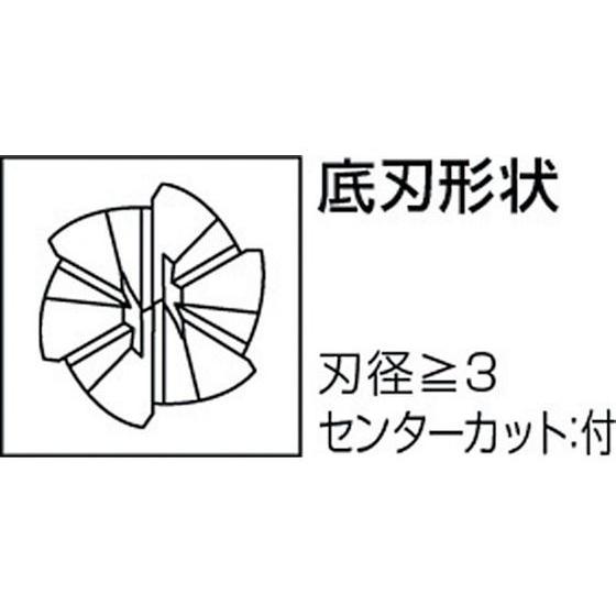 【お取り寄せ】三菱K 6枚刃インパクトミラクル 超硬スクエアエンドミルミディアム刃長(M)6mm VFMDD0600 エンドミル エンドミル保管用品 切削工具 作業用品 工具_1