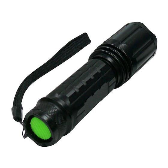 【お取り寄せ】Hydrangea ブラックライト 高出力 ワイド照射 UV-SVGNC405-01W 懐中電灯 ライト 照明器具 家電_1