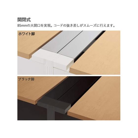 【メーカー直送】コクヨ WV+基本 開閉式配線両面1200×1600 ナチュラル ホワイト【代引不可】【組立・設置・送料無料】平机 スチールデスク ワゴン