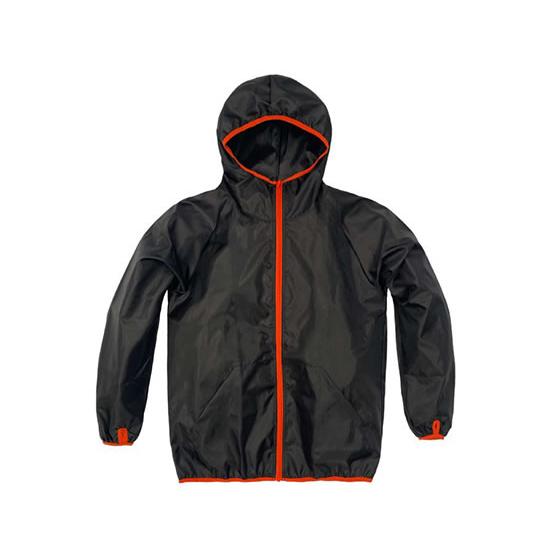 お取り寄せ】弘進ゴム 前開きリップストップパーカーFRP-14 ブラック M