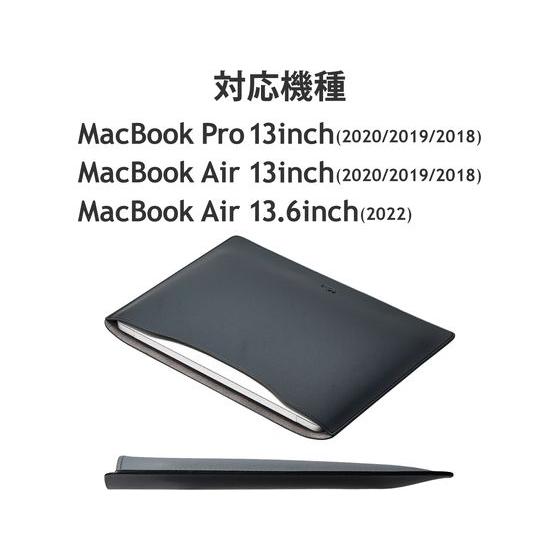 【お取り寄せ】エレコム MacBook ケース 13.6インチ ブラック BM-IBSVM2213BK｜cocodecow｜06