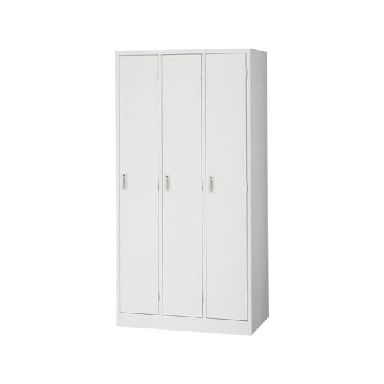 スチールロッカー 3人用 ホワイト 65702/AKL-W3