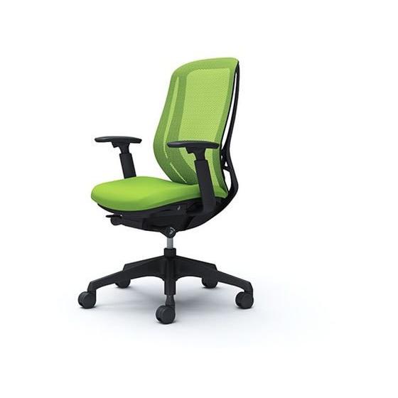 オカムラ シルフィー 可動肘 ハイバック ライムグリーン C685XR FMP5
