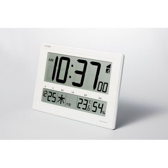 お取り寄せ】リズム シチズン大画面置き掛け兼用電波時計 8RZ239-003