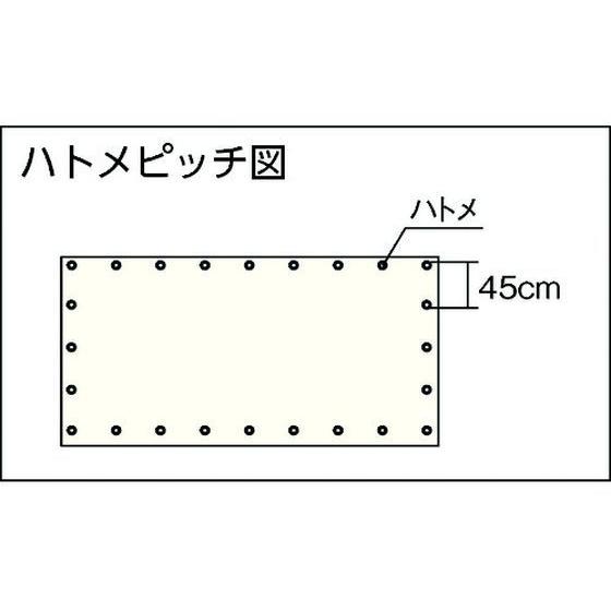 【お取り寄せ】ユタカメイク 防炎メッシュシートコンパクト3.6m×5.4m B-414 メッシュシート 現場 安全 作業｜cocodecow｜03