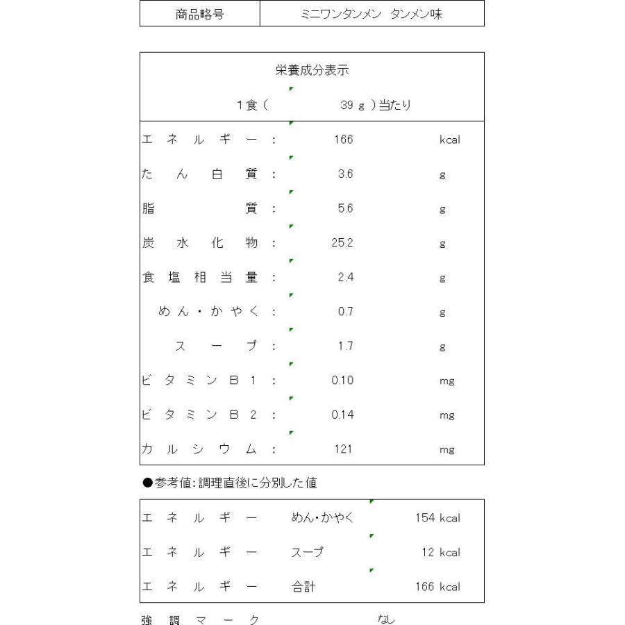 エースコック ミニワンタンメン タンメン味 12食｜cocodecow｜03