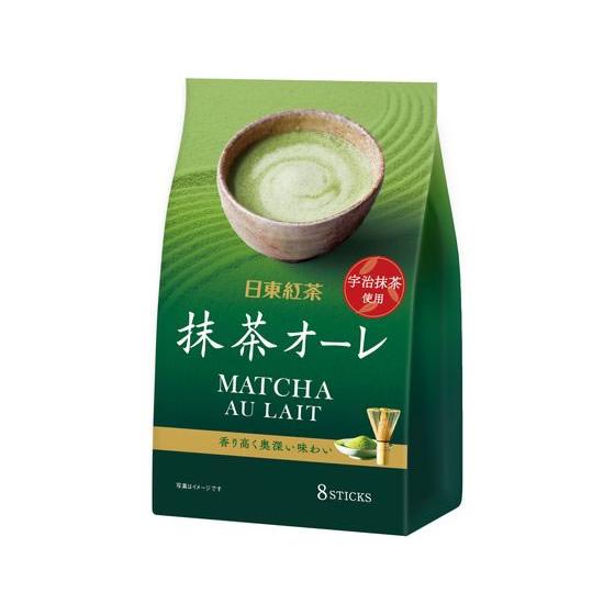 三井農林 日東紅茶 抹茶オーレ 8本入 粉末 スティック ラテ 紅茶 ココア 飲料 | 三井農林