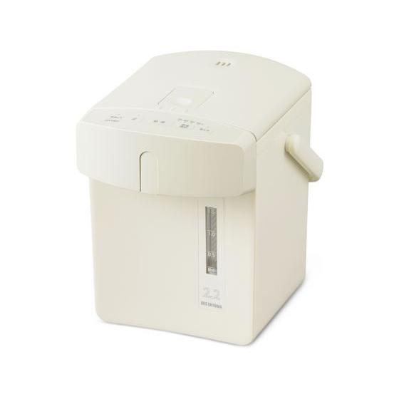 アイリスオーヤマ　ジャーポット　IAHD-222-C ホワイト IRIS OHYAMA アイリスオーヤマ ジャーポット 2.2L マイコン式