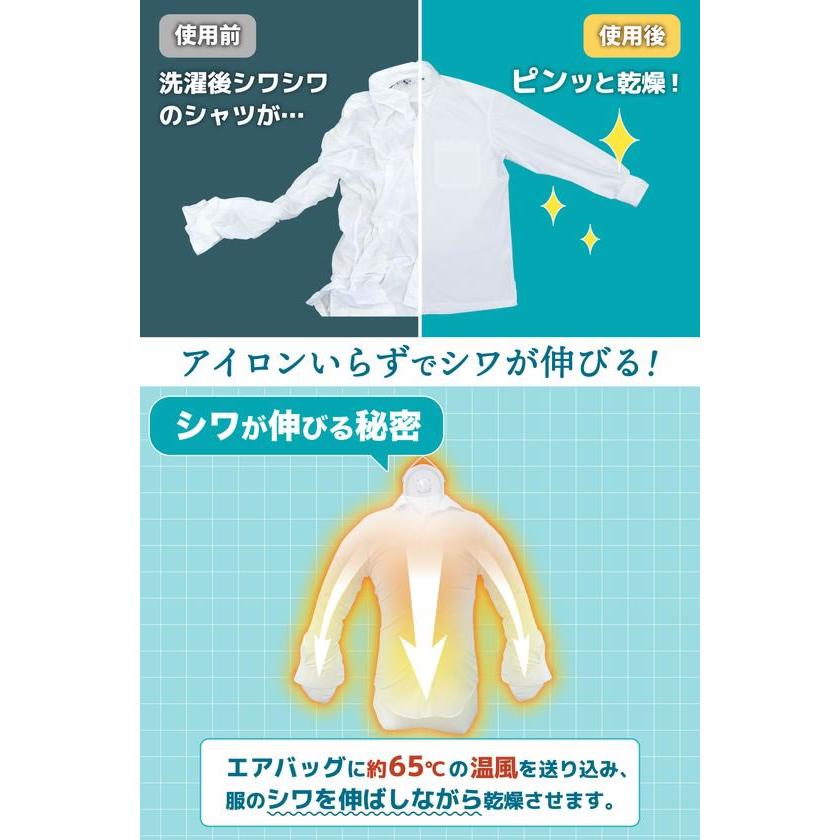 THANKO アイロンいら〜ず ブラック HRNCLSSBK 衣類乾燥機 布団乾燥機