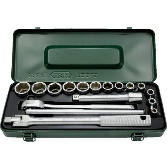 ASH 6角ソケットレンチセット12.7□×17PCS VJS4131ASH 6角ソケットレンチセット12.7□×17PCS VJS4131 ソケット ソケットレンチ 作業 工具