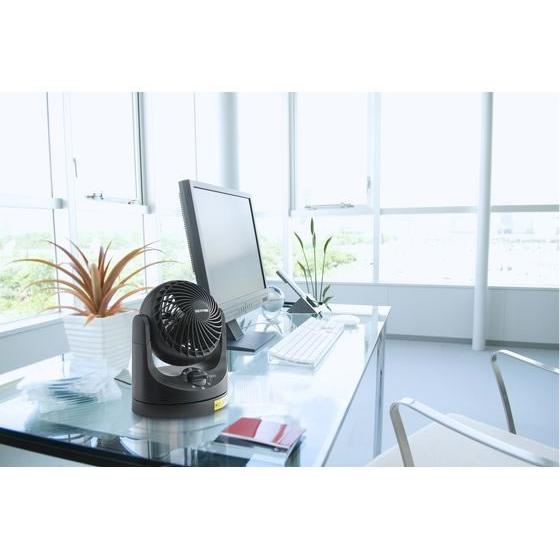アイリスオーヤマ 卓上扇 マカロンmini ブラック TAF-MKM10-B 卓上扇風機 ポータブルファン 扇風機 サーキュレーター 空調家電 | IRIS OHYAMA | 06