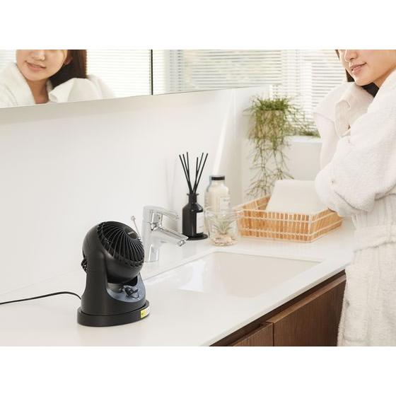 アイリスオーヤマ 卓上扇 マカロンmini ブラック TAF-MKM10-B 卓上扇風機 ポータブルファン 扇風機 サーキュレーター 空調家電 | IRIS OHYAMA | 07