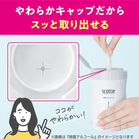 スコッティ（scottie） クレシア ウェットティシュー 除菌 アルコール