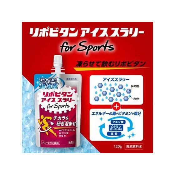 大正製薬 リポビタン アイス スラリー Sports 120g×6個 パウチ