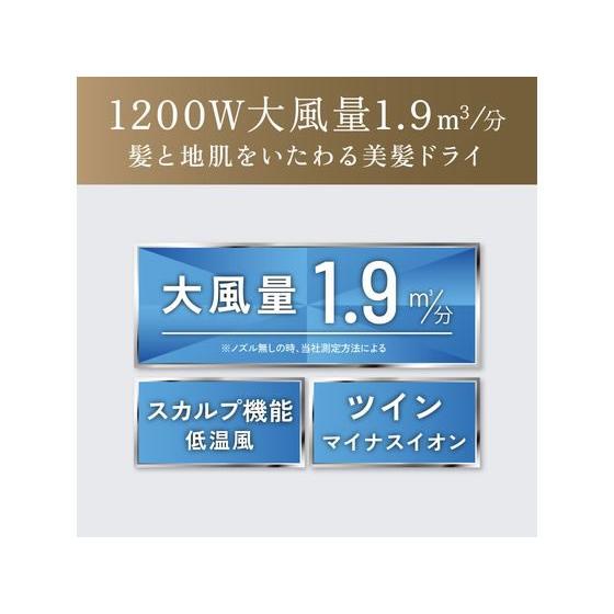 【お取り寄せ】KOIZUMI マイナスイオンヘアドライヤー ゴールド KHD9230N｜cocodecow｜03