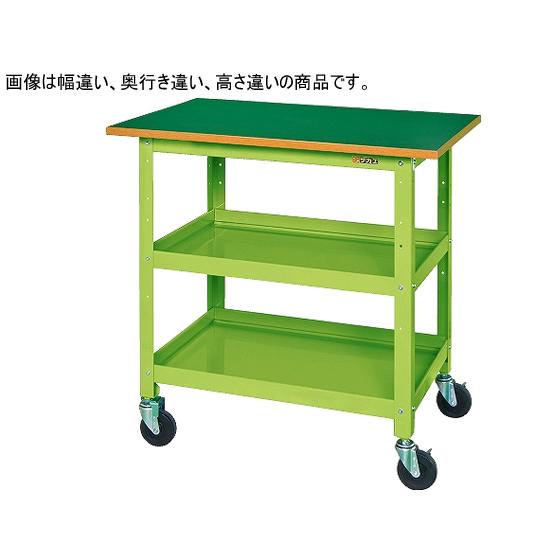 サカエ ニューCSスペシャルワゴンW750 天板付 グリーン CSSA-607T